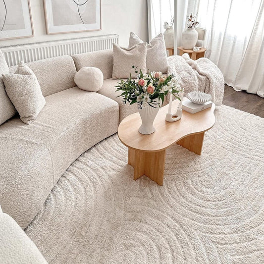 Soft Cream Boho Rug - Luma