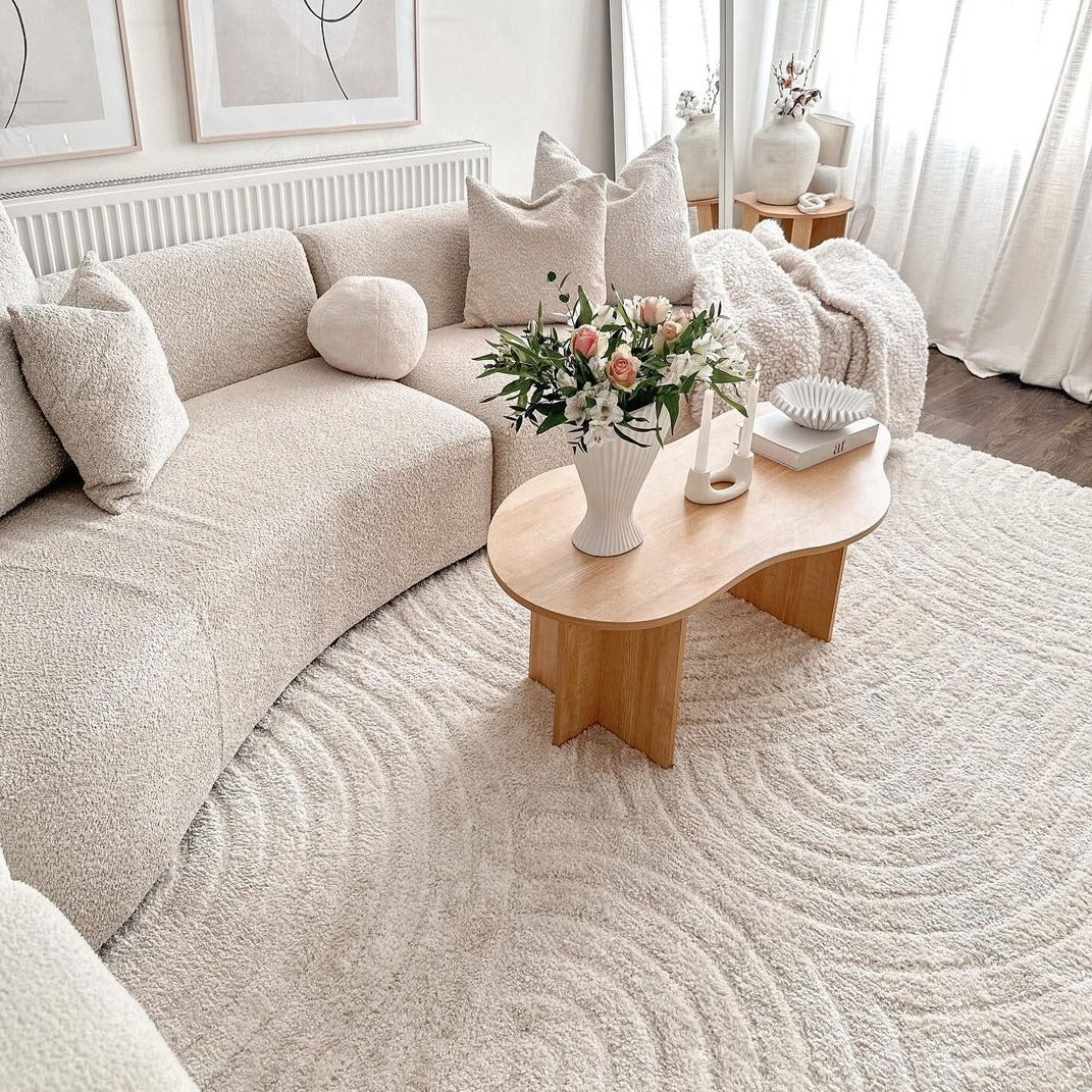 Soft Cream Boho Rug - Luma